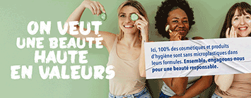 Beauté garantie sans microplastiques Beauté garantie sans microplastiques